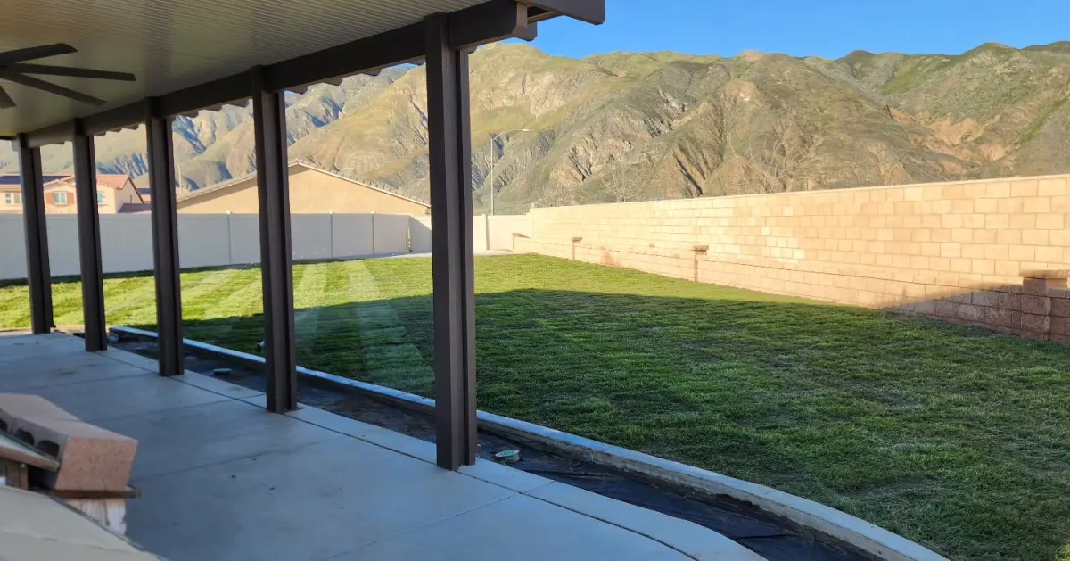 Pacific West Grounds landscape project 14